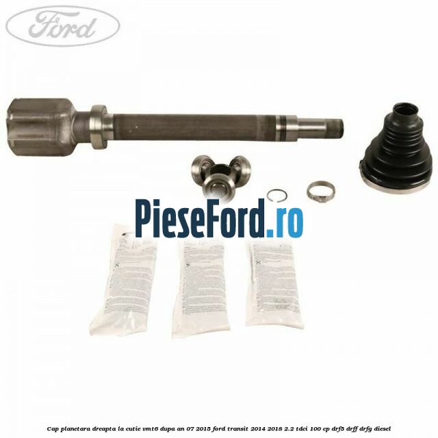 Cap planetara dreapta la cutie VMT6 dupa an 07/2015 Ford Transit 2014-2018 2.2 TDCi 100 cp DRF5, DRFF, DRFG diesel