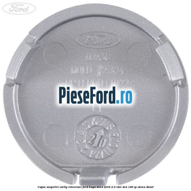 Capac acoperire carlig remorcare Ford Kuga 2013-2016 2.0 TDCi 4x4 136 cp UKMA diesel