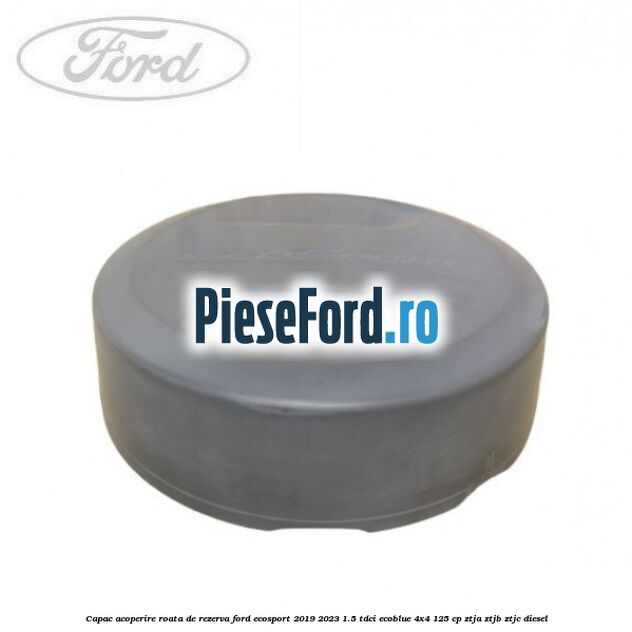Capac acoperire roata de rezerva Ford EcoSport 2019-2023 1.5 TDCi EcoBlue 4x4 125 cp Capac acoperire roata de rezerva Ford EcoSport 2019-2023 1.5 TDCi EcoBlue 4x4 125 cp ZTJA, ZTJB, ZTJC diesel