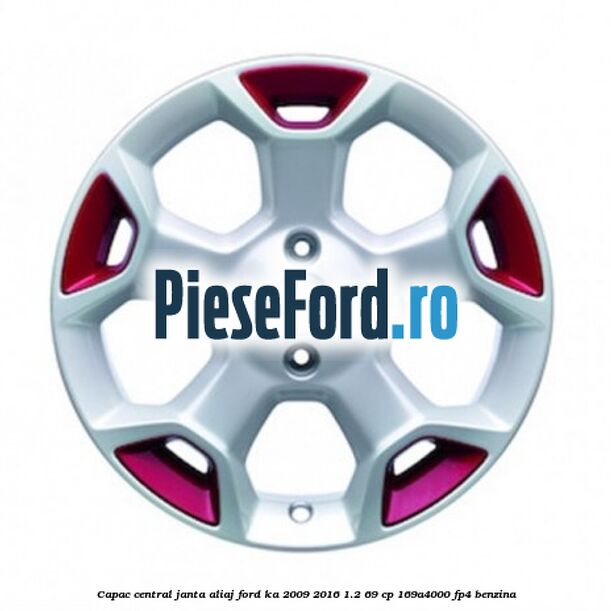 Capac central, janta aliaj Ford Ka 2009-2016 1.2 69 cp 169A4000, FP4 benzina
