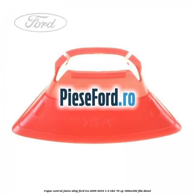 Capac central, janta aliaj Ford Ka 2009-2016 1.3 TDCi 75 cp 169A1000, FD4 diesel