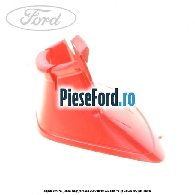 Capac central, janta aliaj Ford Ka 2009-2016 1.3 TDCi 75 cp 169A1000, FD4 diesel
