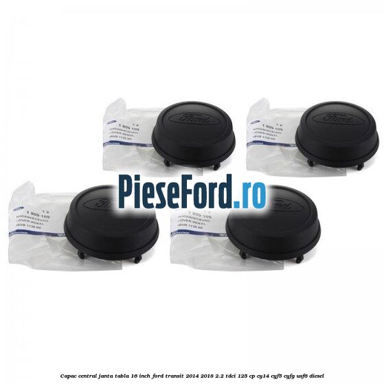 Capac central janta tabla 16 inch Ford Transit 2014-2018 2.2 TDCi 125 cp CY14, CYF5, CYFG, USF6 diesel