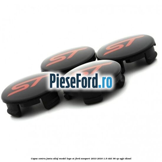 Capac centru janta aliaj model logo ST Ford EcoSport 2013-2018 1.5 TDCi 90 cp UGJE diesel