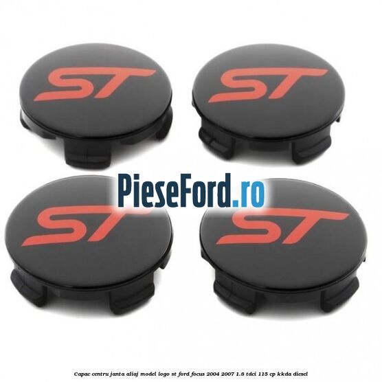 Capac centru janta aliaj model logo ST Ford Focus 2004-2007 1.8 TDCi 115 cp KKDA diesel