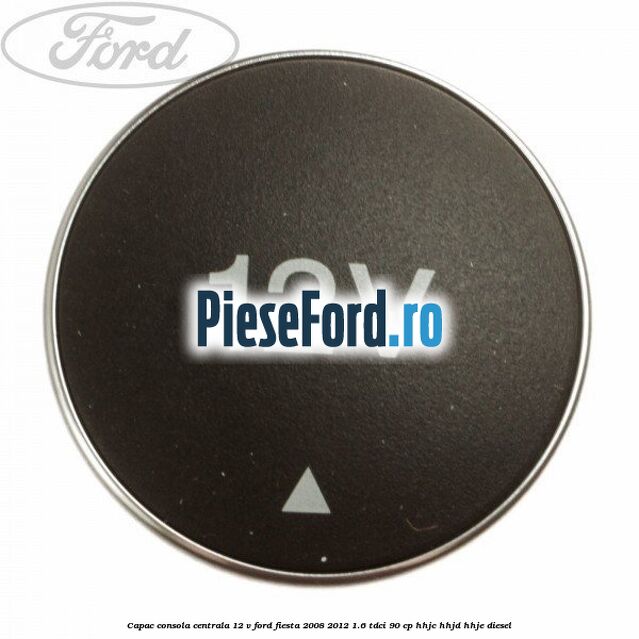 Capac consola centrala 12 V Ford Fiesta 2008-2012 1.6 TDCi 90 cp HHJC, HHJD, HHJE diesel