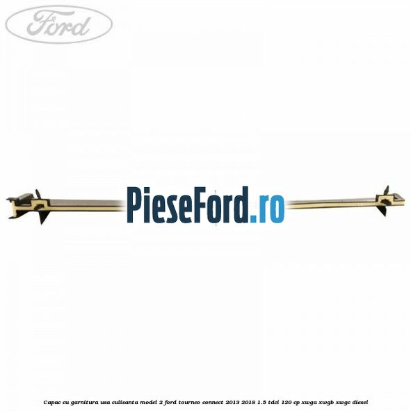 Capac cu garnitura usa culisanta model 2 Ford Tourneo Connect 2013-2018 1.5 TDCi 120 cp XWGA, XWGB, XWGC diesel