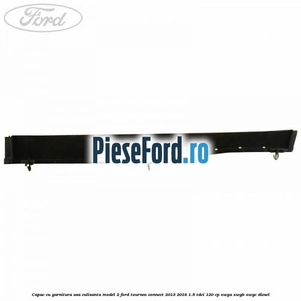 Capac cu garnitura usa culisanta model 2 Ford Tourneo Connect 2013-2018 1.5 TDCi 120 cp XWGA, XWGB, XWGC diesel