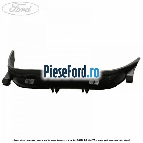 Capac dreapta interior panou usa fata Ford Tourneo Courier 2014-2018 1.5 TDCi 75 cp UGCA, UGCB, XUCC, XUCD, XUCE diesel