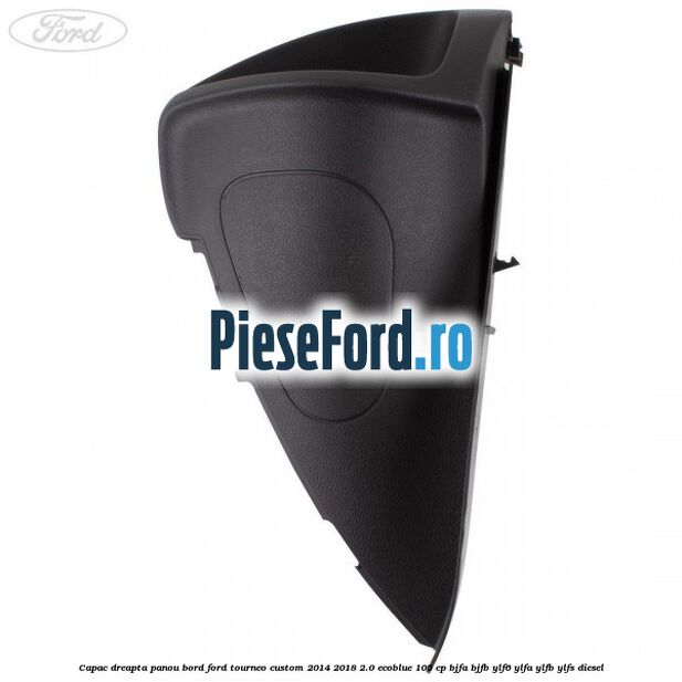 Capac dreapta panou bord Ford Tourneo Custom 2014-2018 2.0 EcoBlue 105 cp BJFA, BJFB, YLF6, YLFA, YLFB, YLFS diesel
