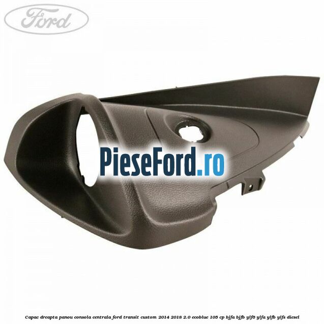 Capac dreapta panou consola centrala Ford Transit Custom 2014-2018 2.0 EcoBlue 105 cp BJFA, BJFB, YLF6, YLFA, YLFB, YLFS diesel