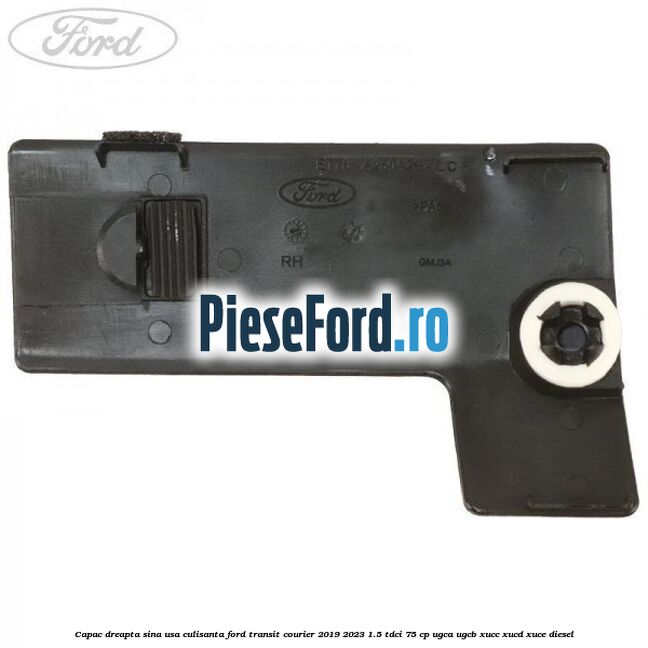Capac dreapta sina usa culisanta Ford Transit Courier 2019-2023 1.5 TDCi 75 cp UGCA, UGCB, XUCC, XUCD, XUCE diesel