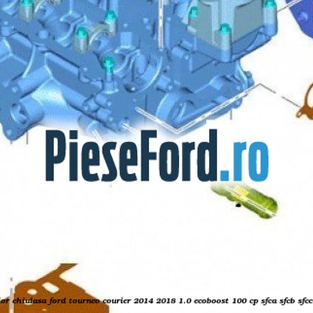 Capac exterior chiulasa Ford Tourneo Courier 2014-2018 1.0 EcoBoost 100 cp Capac exterior chiulasa Ford Tourneo Courier 2014-2018 1.0 EcoBoost 100 cp SFCA, SFCB, SFCC, SFCD benzina