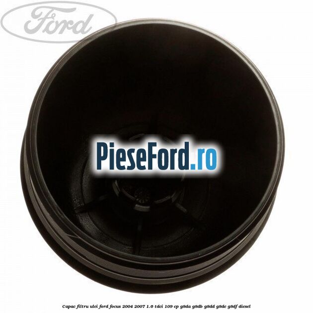 Capac filtru ulei Ford Focus 2004-2007 1.6 TDCi 109 cp G8DA, G8DB, G8DD, G8DE, G8DF diesel