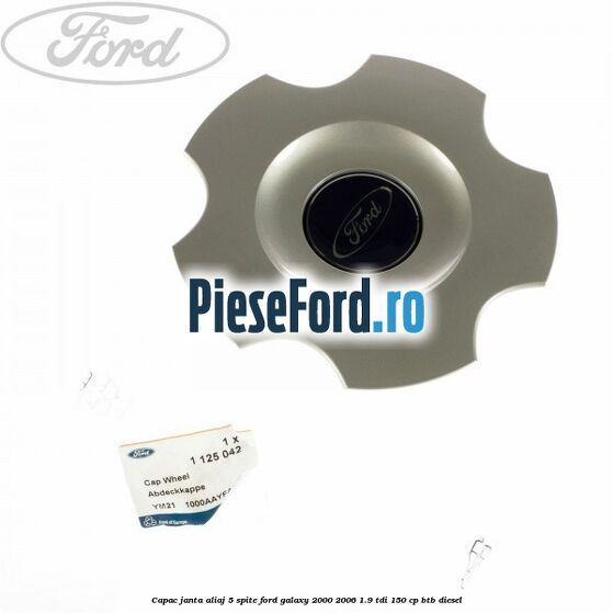 Capac janta aliaj 5 spite Ford Galaxy 2000-2006 1.9 TDI 150 cp BTB diesel