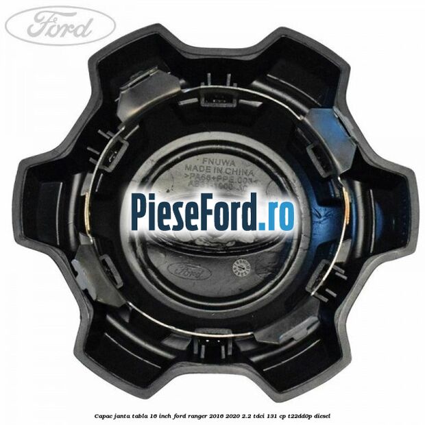 Capac janta tabla 16 inch Ford Ranger 2016-2020 2.2 TDCi 131 cp T22DD0P diesel