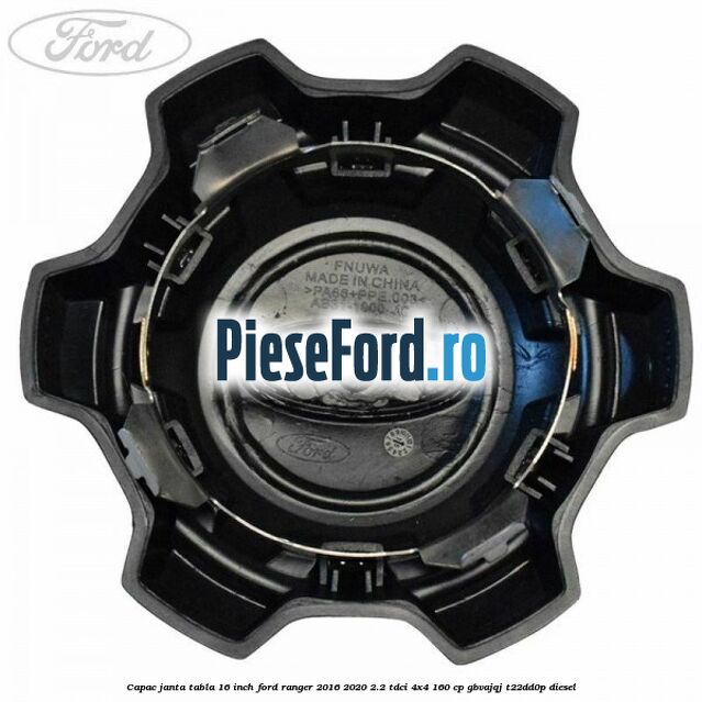 Capac janta tabla 16 inch Ford Ranger 2016-2020 2.2 TDCi 4x4 160 cp GBVAJQJ, T22DD0P diesel