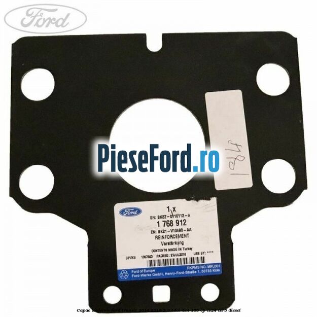 Capac lonjeron Ford Transit 2014-2018 2.2 TDCi 4x4 155 cp CV24, CVR5 diesel