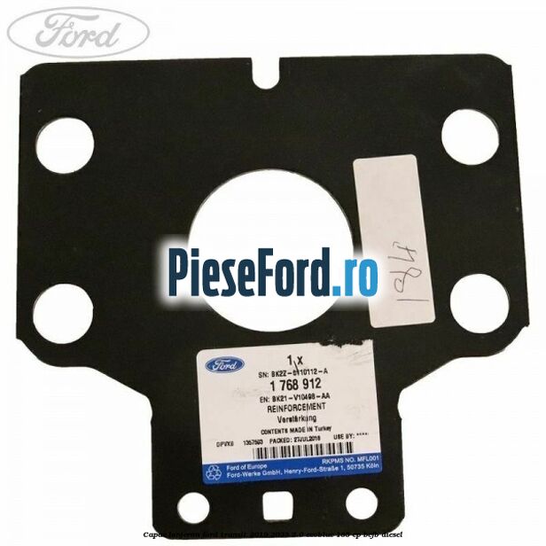 Capac lonjeron Ford Transit 2019-2023 2.0 EcoBlue 185 cp BCFB diesel