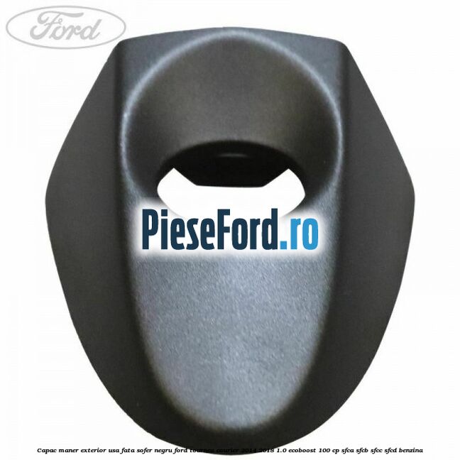 Capac maner exterior usa fata sofer negru Ford Tourneo Courier 2014-2018 1.0 EcoBoost 100 cp SFCA, SFCB, SFCC, SFCD benzina