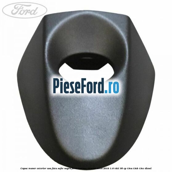 Capac maner exterior usa fata sofer negru Ford Tourneo Courier 2014-2018 1.6 TDCi 95 cp T3CA, T3CB, T3CC diesel