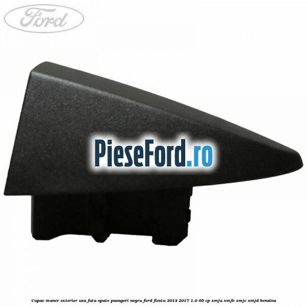 Capac maner exterior usa fata spate pasageri negru Ford Fiesta 2013-2017 1.0 65 cp XMJA, XMJB, XMJC, XMJD benzina