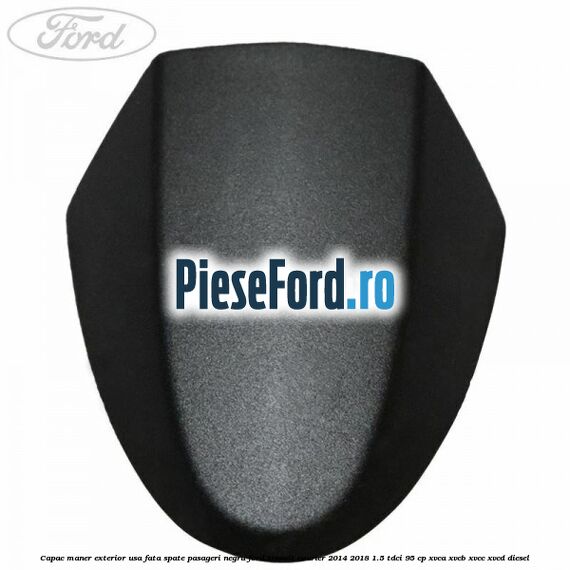 Capac maner exterior usa fata spate pasageri negru Ford Transit Courier 2014-2018 1.5 TDCi 95 cp XVCA, XVCB, XVCC, XVCD diesel