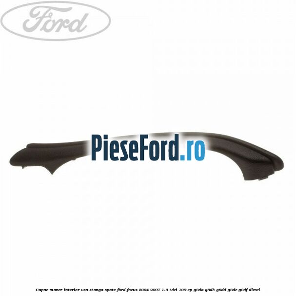 Capac maner interior usa stanga spate Ford Focus 2004-2007 1.6 TDCi 109 cp G8DA, G8DB, G8DD, G8DE, G8DF diesel