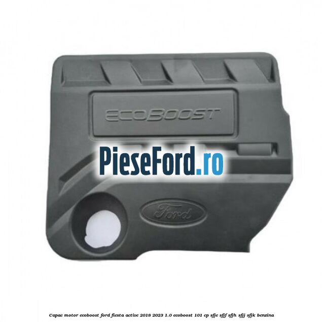 Capac motor EcoBoost Ford Fiesta Active 2018-2023 1.0 EcoBoost 101 cp SFJE, SFJF, SFJH, SFJJ, SFJK benzina