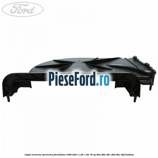 Capac motoras aeroterma Ford Fiesta 1996-2001 1.25 i 16V 75 cp DHA, DHB, DHC, DHD, DHE, DHF benzina