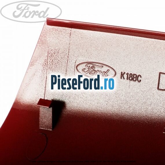 Capac oglinda dreapta colorado red Ford Fiesta 2005-2008 1.25 16V 70 cp M7JA, M7JB benzina