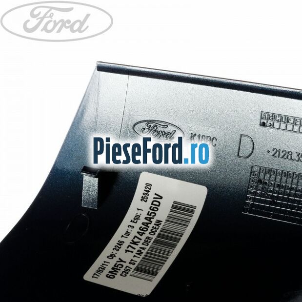 Capac oglinda dreapta ocean blue metallic Ford Focus 2004-2007 1.8 TDCi 115 cp KKDA diesel