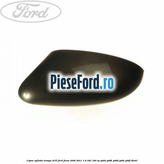 Capac oglinda stanga chill Ford Focus 2008-2011 1.6 TDCi 109 cp G8DA, G8DB, G8DD, G8DE, G8DF diesel