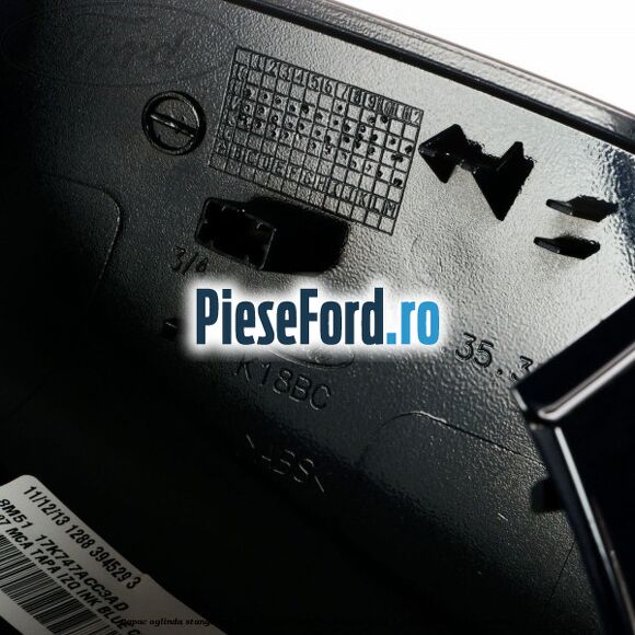 Capac oglinda stanga ink blue metallic Ford Focus 2008-2011 1.4 80 cp ASDA, ASDB benzina