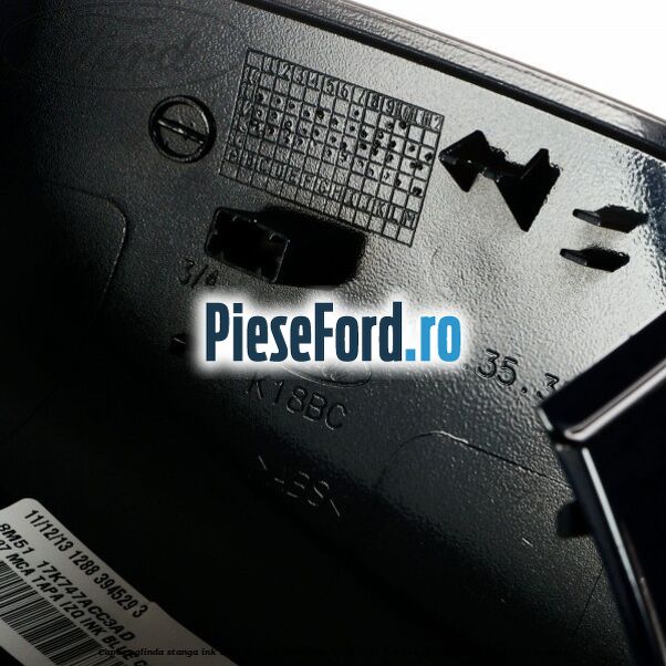 Capac oglinda stanga ink blue metallic Ford Focus 2008-2011 2.0 145 cp AODA, AODB, AODE, SYDA benzina