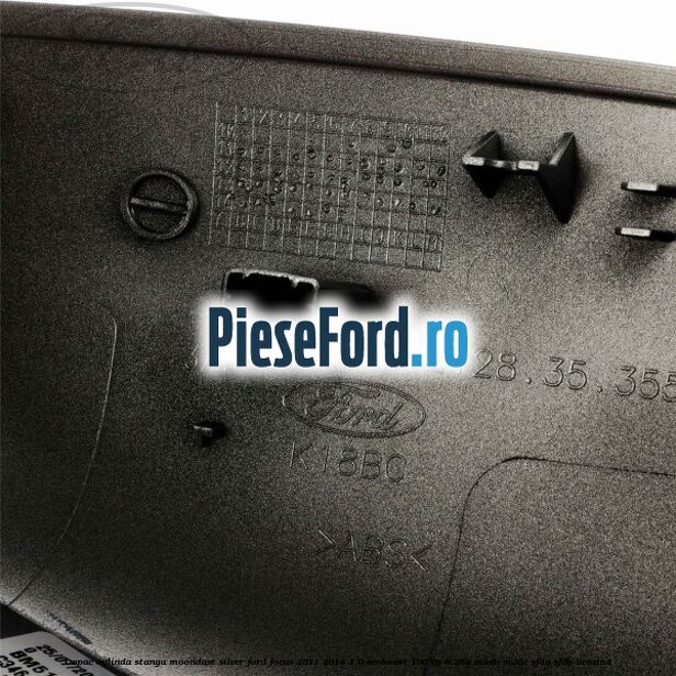 Capac oglinda stanga moondust silver Ford Focus 2011-2014 1.0 EcoBoost 100 cp M2DA, M2DB, M2DC, SFDA, SFDB benzina