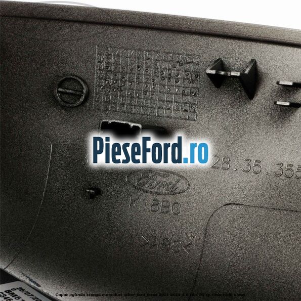 Capac oglinda stanga moondust silver Ford Focus 2011-2014 1.6 TDCi 95 cp T3DA, T3DB diesel