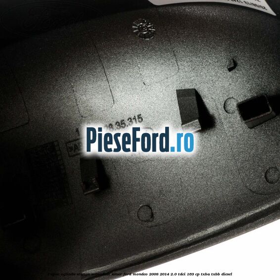 Capac oglinda stanga moondust silver Ford Mondeo 2008-2014 2.0 TDCi 163 cp TXBA, TXBB diesel
