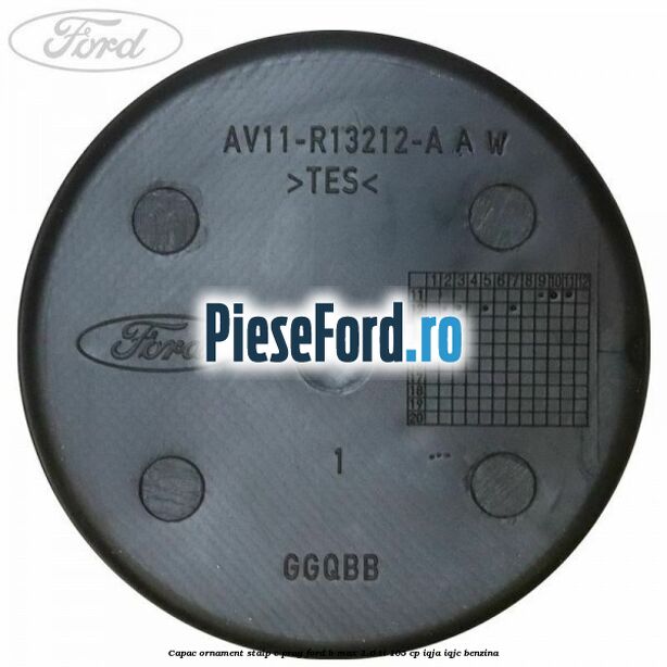Capac ornament stalp C prag Ford B-Max 1.6 Ti 105 cp IQJA, IQJC benzina