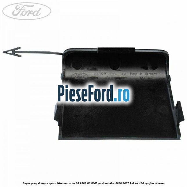 Capac prag dreapta spate Titanium X an 03/2002-08/2005 Ford Mondeo 2000-2007 1.8 SCi 130 cp CFBA benzina