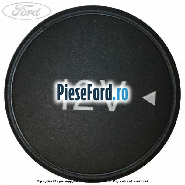 Capac priza 12 V portbagaj Ford C-Max 2016-2020 1.5 TDCi 95 cp XXDA, XXDC, XXDD diesel