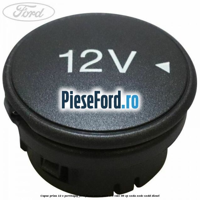 Capac priza 12 V portbagaj Ford Focus 2014-2018 1.5 TDCi 95 cp XXDA, XXDC, XXDD diesel