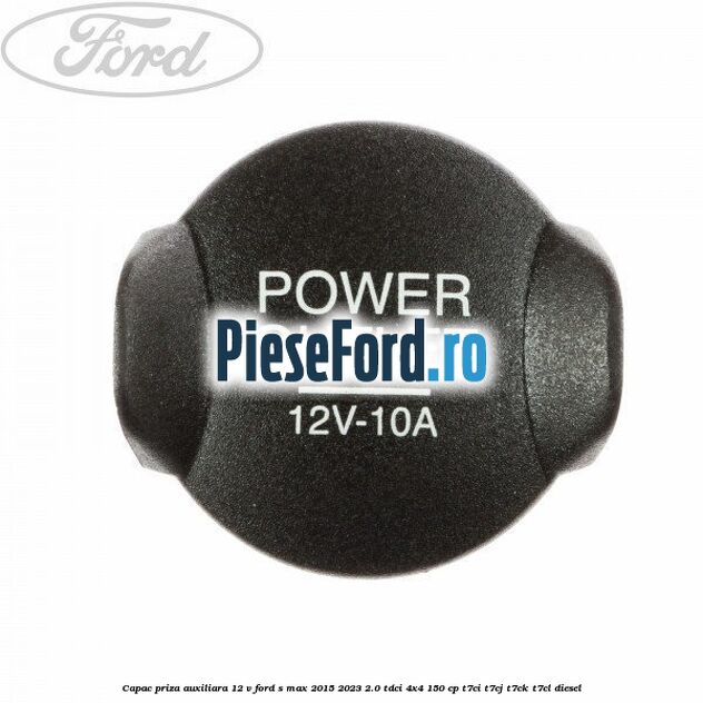 Capac priza auxiliara 12 V Ford S-Max 2015-2023 2.0 TDCi 4x4 150 cp T7CI, T7CJ, T7CK, T7CL diesel