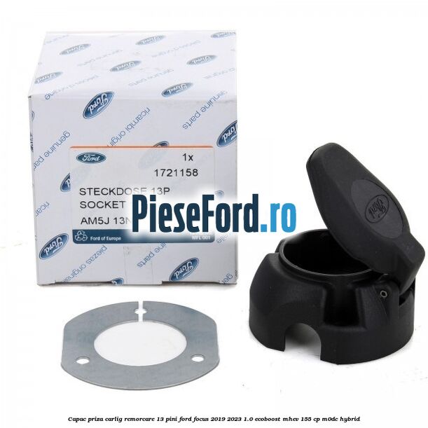 Capac priza carlig remorcare 13 pini Ford Focus 2019-2023 1.0 EcoBoost mHEV 155 cp M0DC Hybrid