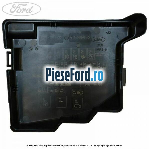 Capac protectie sigurante superior Ford B-Max 1.0 EcoBoost 100 cp Capac protectie sigurante superior Ford B-Max 1.0 EcoBoost 100 cp SFJA, SFJB, SFJC, SFJD benzina