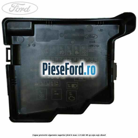 Capac protectie sigurante superior Ford B-Max 1.5 TDCi 95 cp XVJA, XVJC diesel