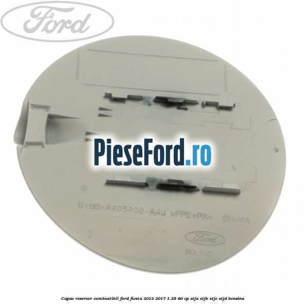Capac rezervor combustibil Ford Fiesta 2013-2017 1.25 60 cp STJA, STJB, STJC, STJD benzina