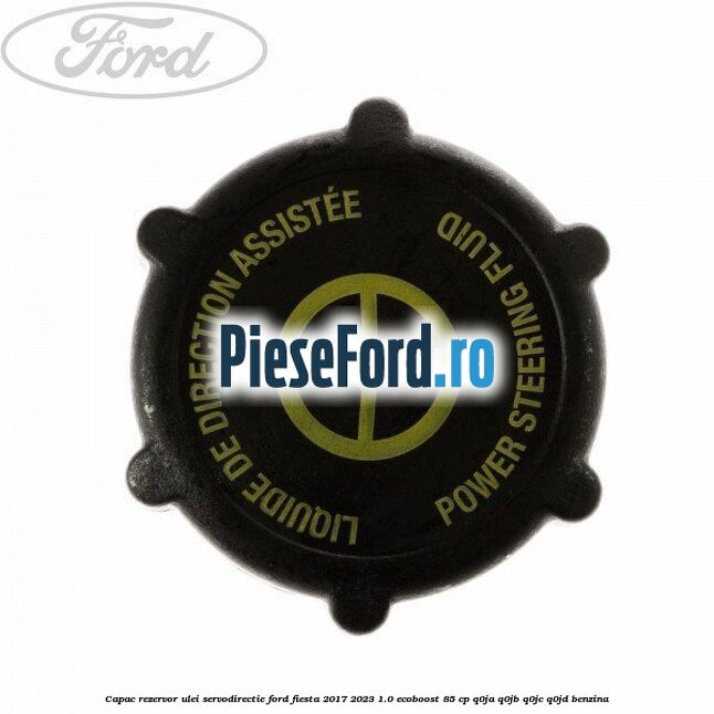 Capac rezervor ulei servodirectie Ford Fiesta 2017-2023 1.0 EcoBoost 85 cp Q0JA, Q0JB, Q0JC, Q0JD benzina