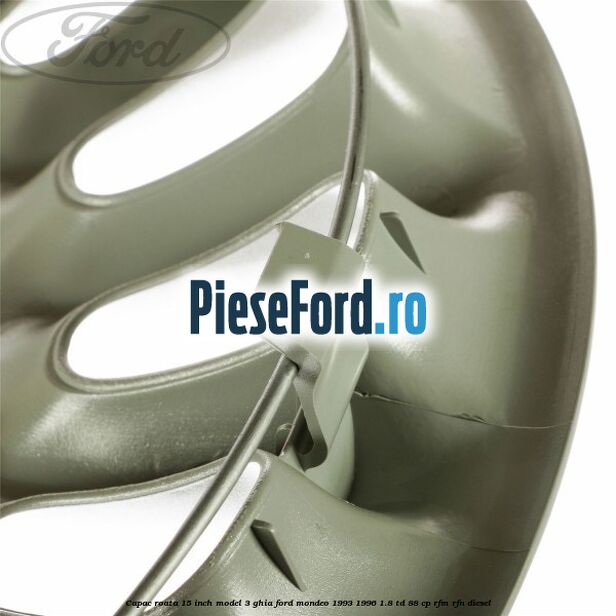 Capac roata 15 inch model 3 Ghia Ford Mondeo 1993-1996 1.8 TD 88 cp RFM, RFN diesel