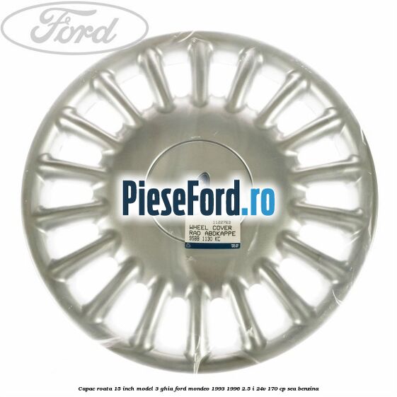Capac roata 15 inch model 3 Ghia Ford Mondeo 1993-1996 2.5 i 24V 170 cp SEA benzina